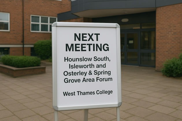 Notice of the forthcoming area forum meeting 