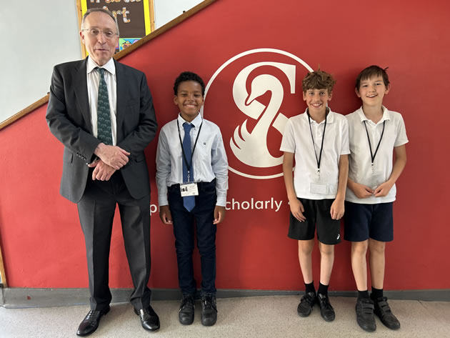 Andy Slaughter MP meets Strand School pupils