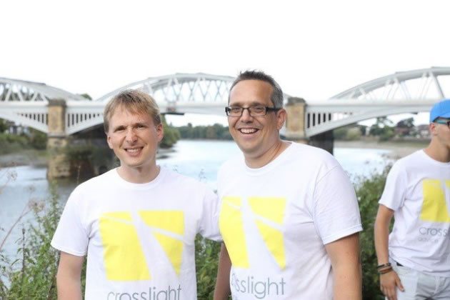 Supporters of the charity prepare for the challenge 