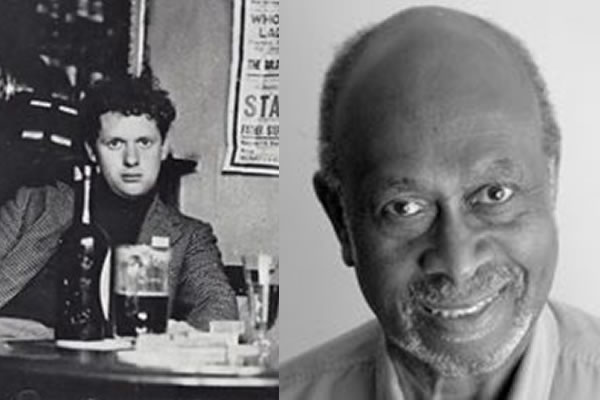 Dylan Thomas (left) and James Berry (right) 
