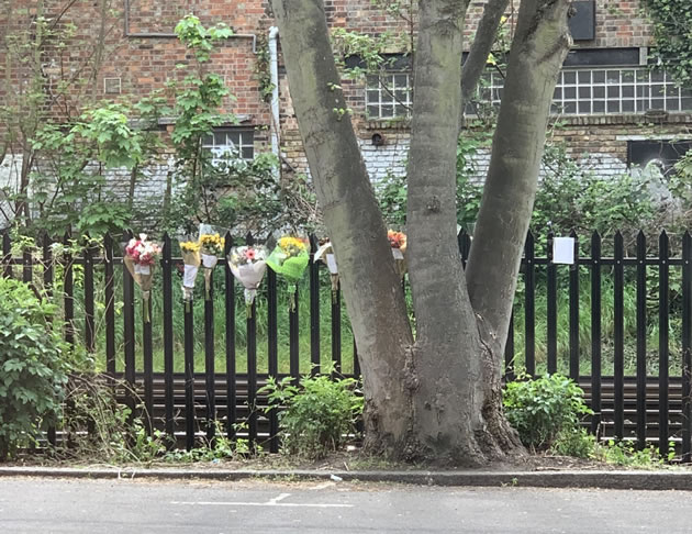 Flowers left