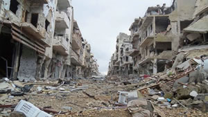 The Syrua that many of the camp residents fled from 