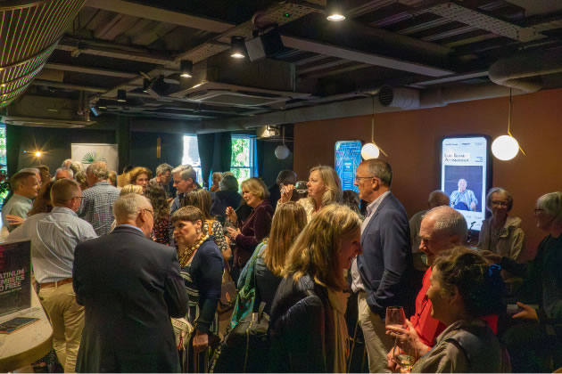 Attendees at the Chiswick Writers Trail launch event