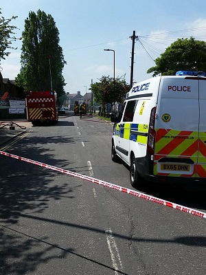 Fire in Southall 