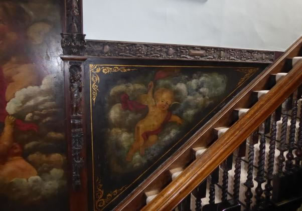 One of the murals at Thornhill House in Deodar Road 