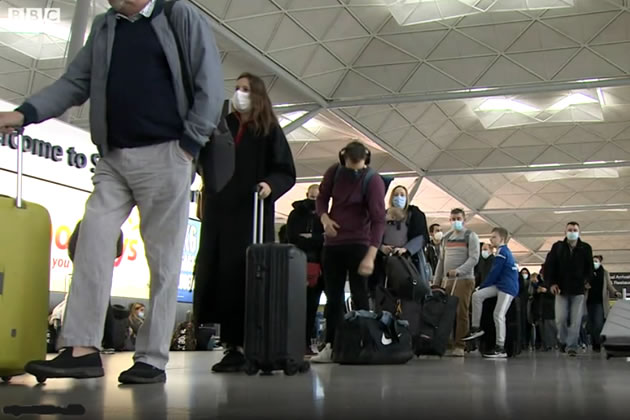 Heathrow Airport has seen sharp decline in passenger numbers 