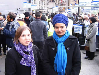 Sarah Teather & Harjinder Singh