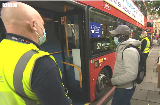 Over 100 Facemask Fines Issued on Trains and Buses