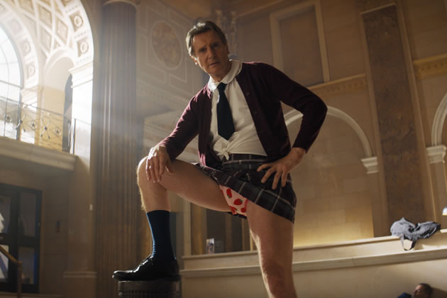 Liam Neeson in Naked Gun - part of the relaunched cinema's programme 