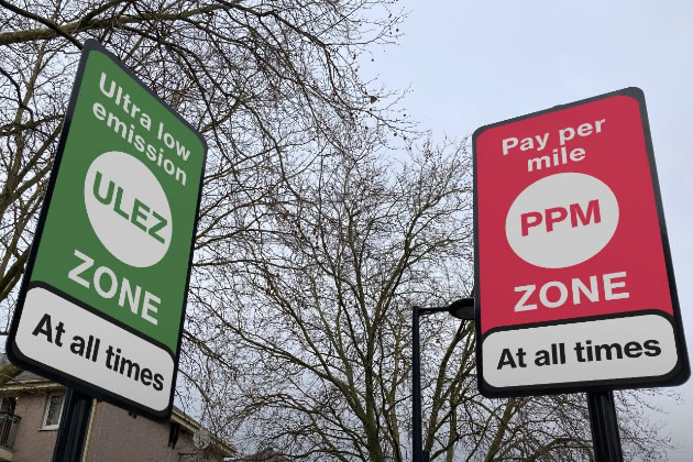 The mocked up sign as it appeared in Susan Hall's post