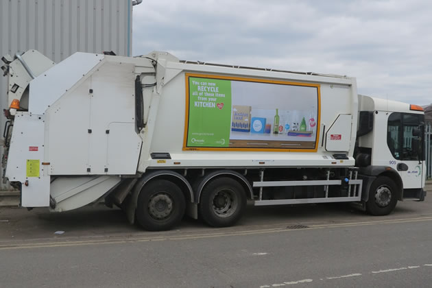 A Merton Council bin lorry 