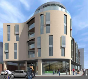 Artist's impression of new Colliers Wood Library