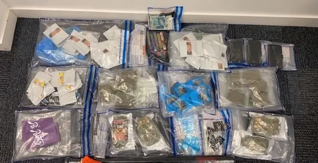 Drugs found in roof of car