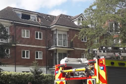 Fire Rips Through Fourth Floor Flat on The Downs