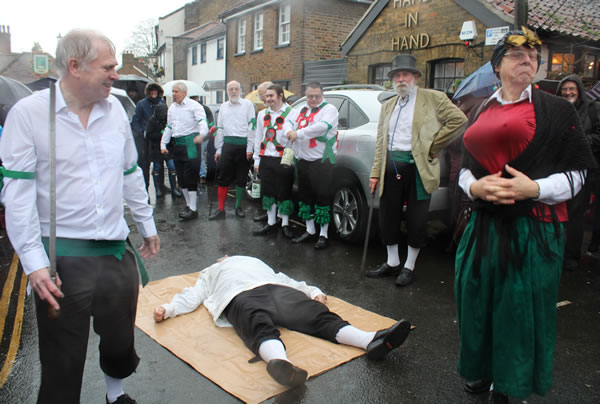 Greensleeves Morris Men at the Hand in Hand