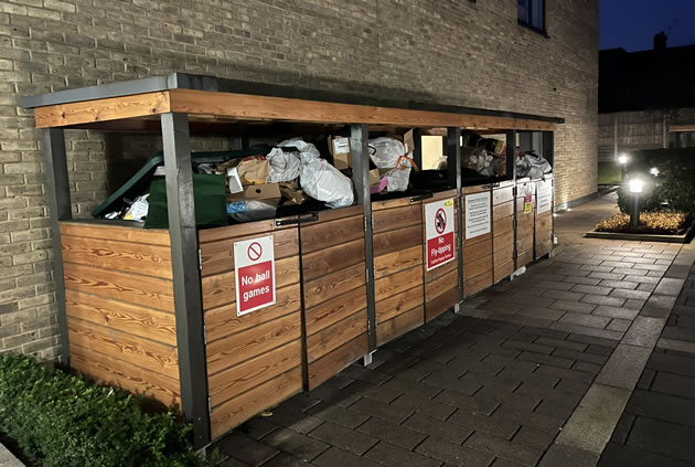 Hartfield Road bins