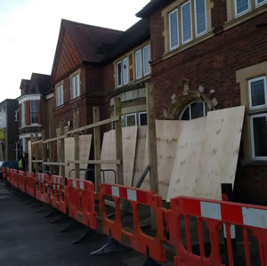 Work on Merton Hall