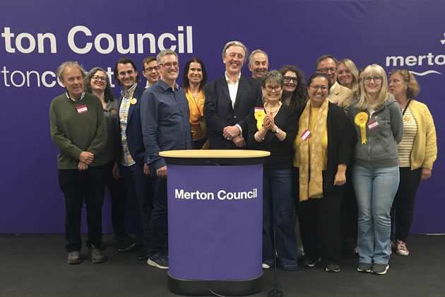 The seventeen Liberal Democrat councillors on Merton Council 
