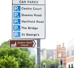 Wimbledon parking signs