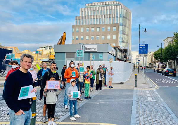 Wimbledon road closure protest