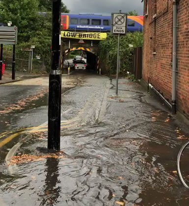 Raynes Park flooding