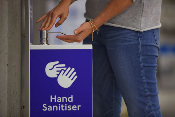 TfL hand sanitiser