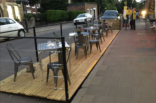 Wimbledon Village parklet