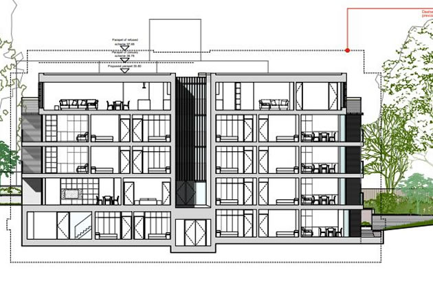 Wimbledon Hill Road plan