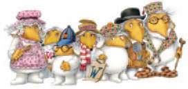 Wombles from Wimbledon Common