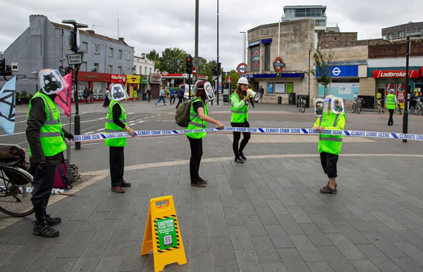 Colliers Wood climate protest