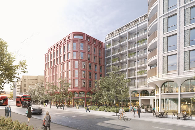 CGI of how the YMCA Wimbledon development might look